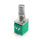 a14080500ux0031 B50K Knurled Shaft Linear Rotary Taper Potentiometer Switch, 50K Ohm, 6 mm