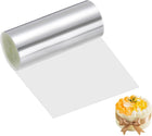 4.7 x 196.9 Inch Cake Collar, Acetate Sheets for Baking Clear Acetate Rolls Transparent Cake Wrapping Strips for Chocolate Mousse Baking Surrounding Edge Decorating Supplies
