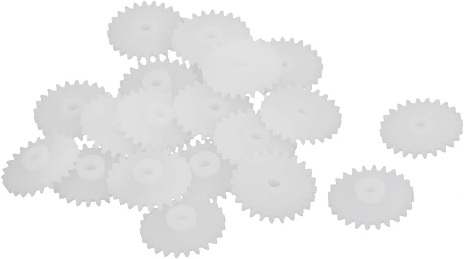 20PCS 24 Teeth 13mm Outer Diameter Plastic Gear Wheel for RC Toy Car