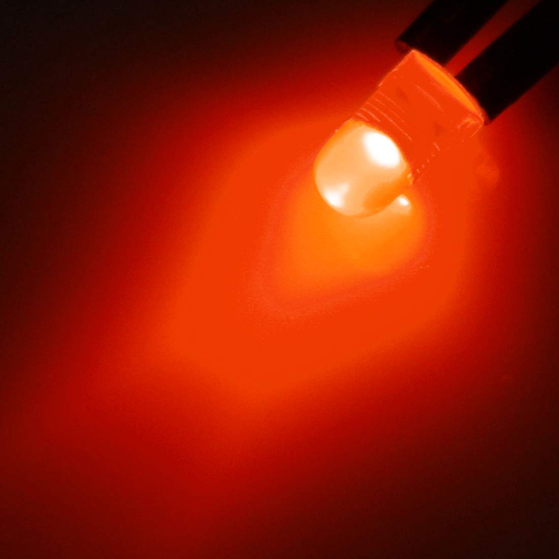 20Pcs 3mm Przewodowane LED, Czerwony DC12V Rozproszony Soczewka, Diody Emitujące Światło