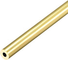 Brass Round Tube, 300mm Length 7mm OD 2mm Wall Thickness, Seamless Straight Pipe Tubing