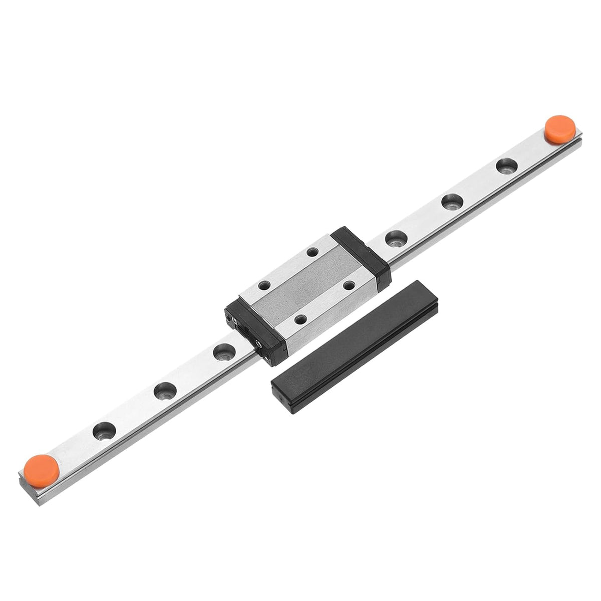 MGN9 200mm Linear Guide Rail with MGN9H Sliding Carriage Block and Plastic Mini MGN12 Linear Guide for DIY 3D Printers and CNC Machine, Silver