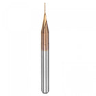 End Mill CNC Router Bits, 1/8" 3.175mm Shank 0.4mm x 3mm Titanium Coated Tungsten Carbide Engraving Milling Cutter for PCB Plastic Fiber Wood