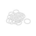 PTFE Flat Washers 39mm OD 30mm ID 2mm Thickness Sealing Gasket for Faucet Pipe Water Hose, White, Pack of 20