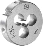 M3 X 0.5 Metric Round Die, Machine Thread Left Hand Threading Die, Alloy Steel Screw Thread Cutting Die