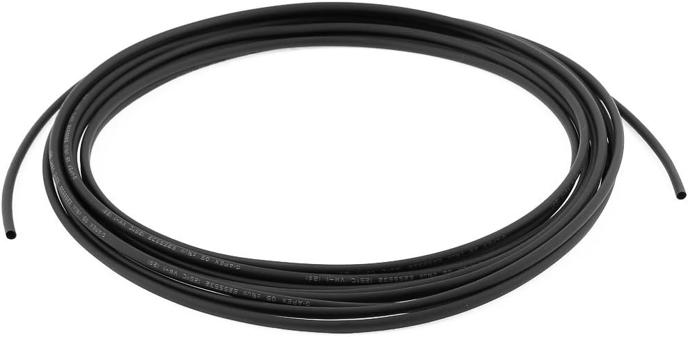 Heat Shrink Tubing 2mm Dia 2:1 rate Heat Shrink Tube Wire Wrap 5m Black
