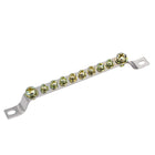 Copper Screw Terminal Block Connector Bar Single Row Ground Wire Bridge Shape 10 Positions