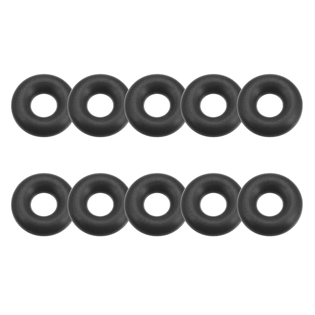 Nitrile Rubber O-Rings 10mm OD 3.8mm ID 3.1mm Width, Metric Sealing Gasket, Pack of 10
