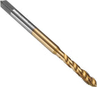 Spiral Flute Thread Taps M6 x 1 H2 Metric Machine Threading Tap Bit, Titanium Nitride Coated Screw Tapping Repair Tool, M2 High-Speed Steel (HSS6542)