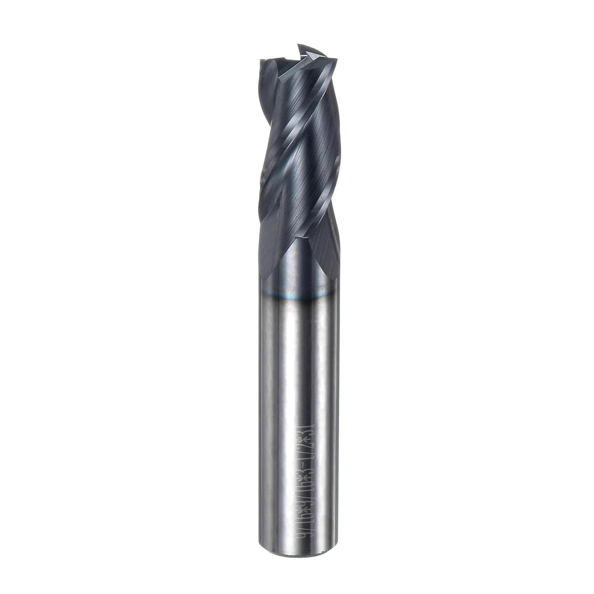 Carbide Square End Mill, 9/16" Diameter TiAlN Coated 3 Flutes Milling Bit Cutter, for Hardened Steel Stainless Steel Alloy Metal, 9/16" Shank 1-1/2" Cut Length 3-1/2" Long HRC55