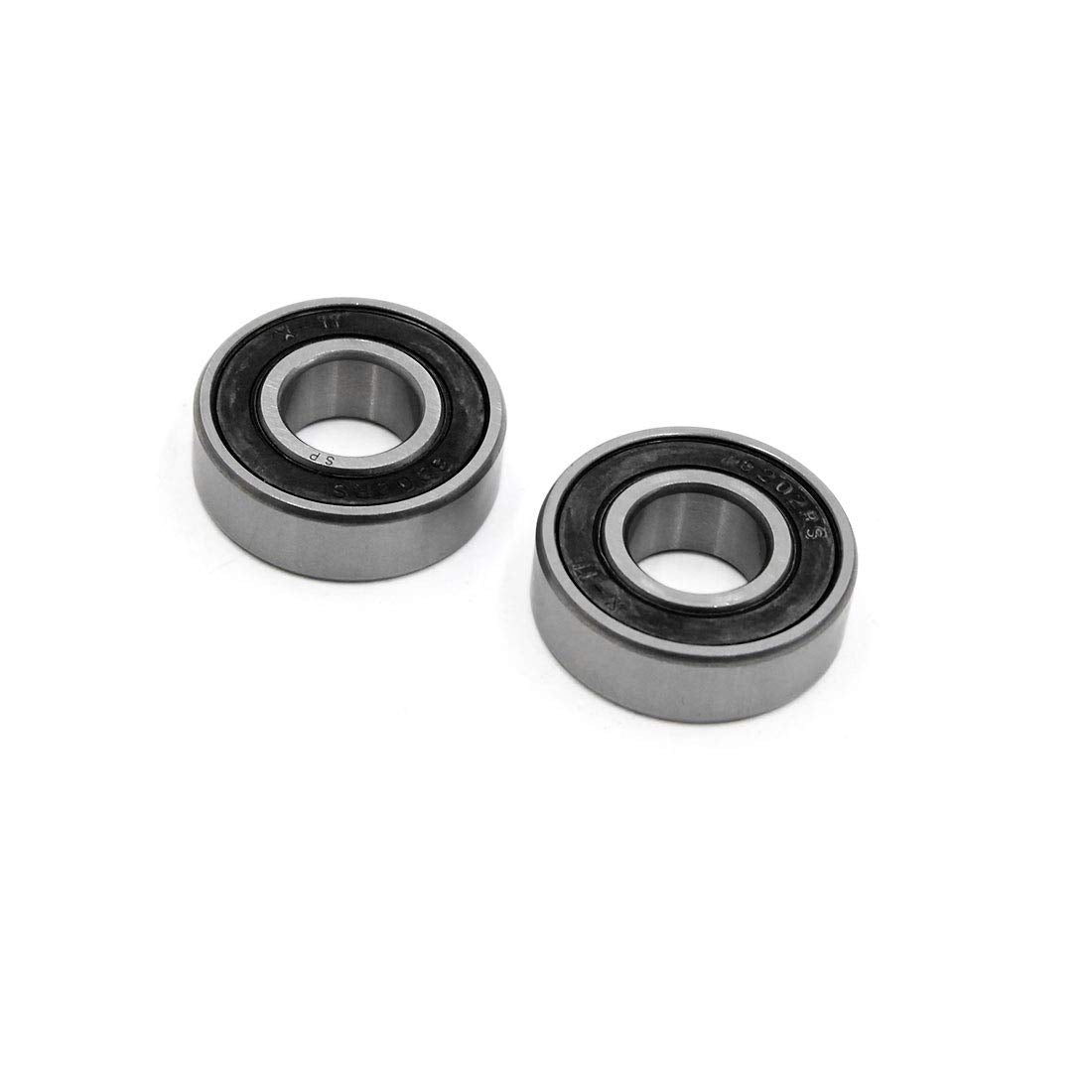 2pcs 6202-2RS Scooter Motorcycle Sealed Deep Groove Ball Bearing 35 x 15 x 11mm