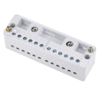 2 Inlet 12 Outlet Terminal Strip Blocks 660V 150A Connector Distribution Block for Metering Box