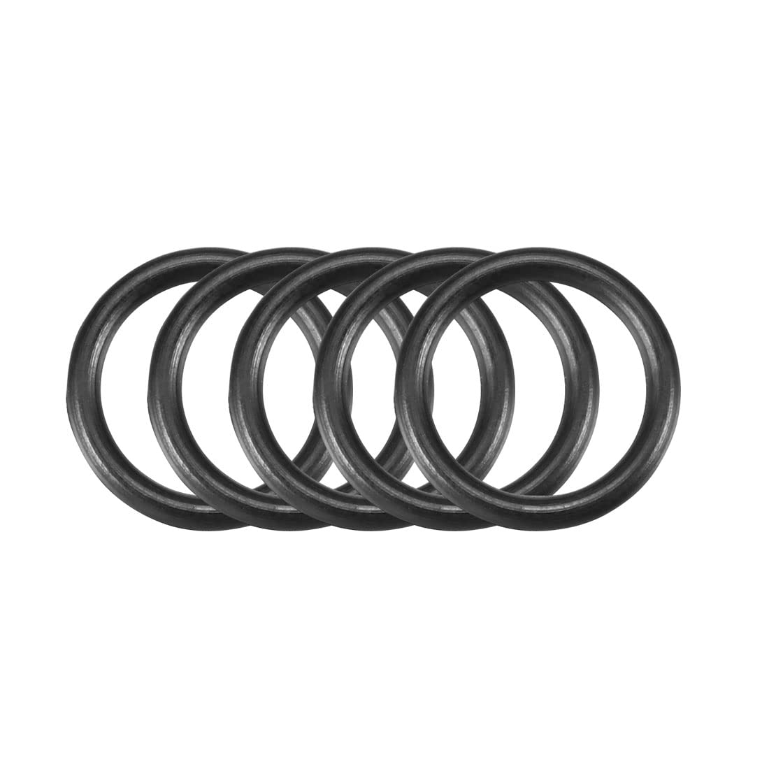 Nitrile Rubber O-Rings 16mm OD 12mm ID 2mm Width, Metric Nitrile Rubber Sealing Gasket Pack of 30