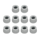 10pcs Hole Plug 7/16 Inch (10.9mm) Button Plugs Fit for 10-10.5mm Hole, Snap in Locking Hole Tube Plug Gel Tube Waterproof Plug Tube Plug, Grey