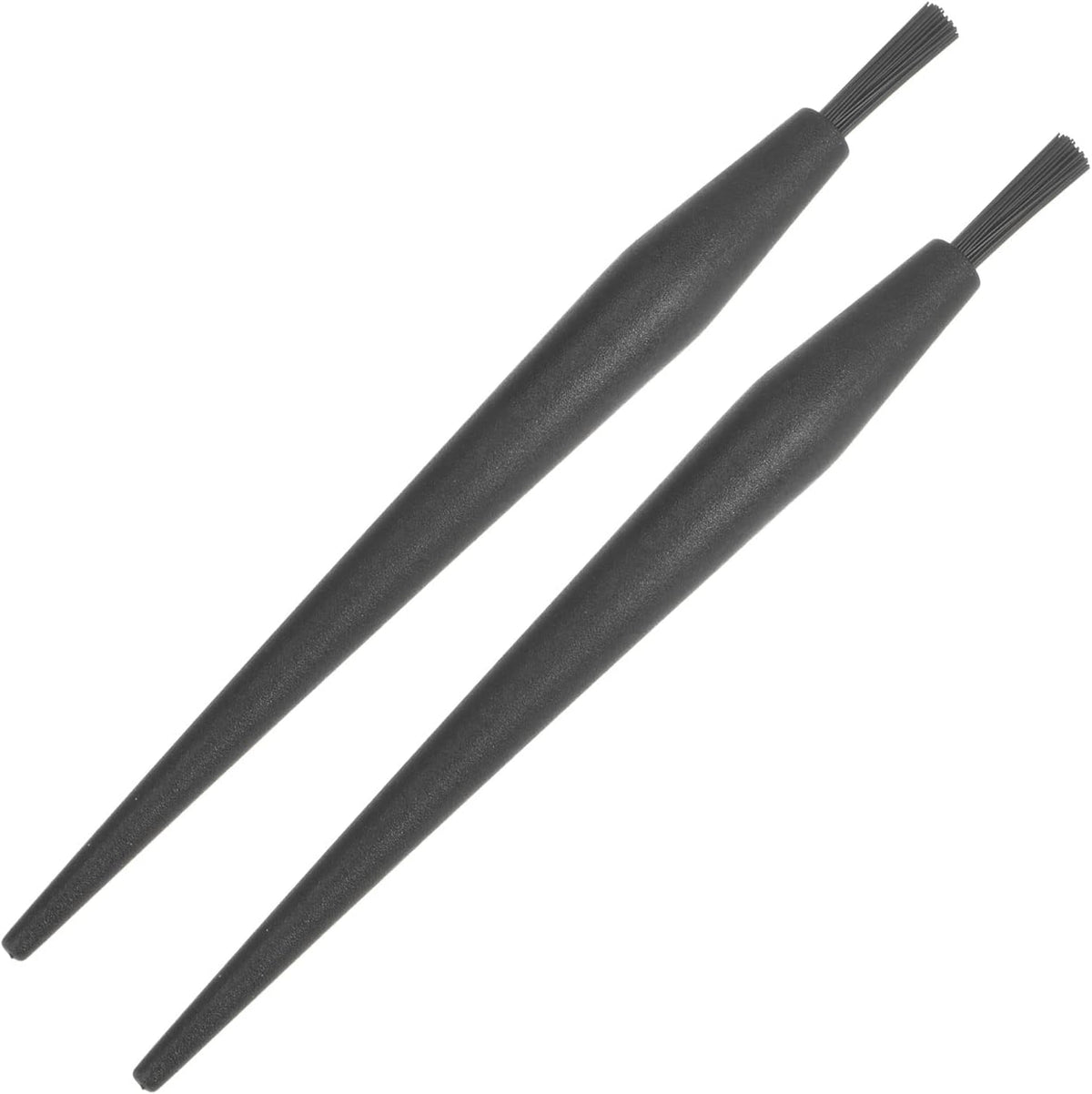 2 Pcs Antistatic ESD Brush Portable Plastic Handle Nylon Lab Cleaning Brushes for Electronics Keyboard PCB BGA Repair Soldering, 18x4mm Bristles
