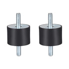 40 x 30mm Rubber Mounts,Vibration Isolators,Shock Absorber with M8 x 23mm Studs 2pcs