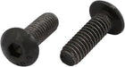 2pcs M4x12mm 10.9 Grade Hex Socket Reverse Left Hand Thread Screw Bolt Black