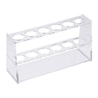 Acrylic Test Tube Holder Lab Stand Rack 6 Wells for 100ml Centrifuge Tubes Laboratory Clear