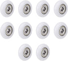 625ZZ Plastic Coated Ball Bearing 5x23x7mm for Slide Door Windows Furniture Pulley 10pcs