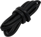 6mmx8mm Heat-Resistant Silicone Rubber Tube Hose Pipe Black 2M Long