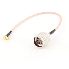 Male to MCX Male Right Angle Adapter RG316 Coaxial Cable 20cm