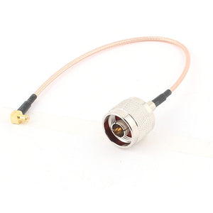 Male to MCX Male Right Angle Adapter RG316 Coaxial Cable 20cm