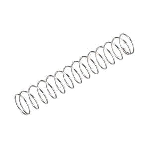 Compression Spring,304 Stainless Steel,15mm OD,1mm Wire Size,45mm Compressed Length,90mm Free Length,35N Load Capacity,Silver Tone,10pcs