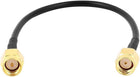 SMA Male to RP-SMA Male RG174 Coaxial Cable Pigtail 15cm