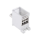 1 in 6 Out DIN Rail Terminal Blocks 690V 250A Max Input Distribution Block for Circuit Breaker