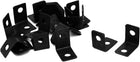 20 Pcs 12x9x12mm L-Shaped 90 Degree Angle Bracket Corner Braces Black