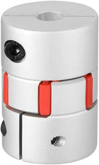 Shaft Coupling 6.35mm to 6.35mm Bore L35xD25 Flexible Coupler Joint for Servo Stepped Motor