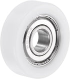 2pcs 10x35x11mm Roller Idler Bearing Pulley Sliding Conveyor Wheel White