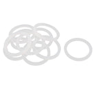 10 Pcs Silicone O-Rings Sealing Rings 48 x 38 x 3mm White Silica Gel