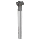 T-Slot Milling Cutters, 5mm Depth 20mm Cutting Dia 12mm Shank Tungsten Carbide Tip 6 Flutes T Slot End Mill for Stainless Steel Copper Aluminum