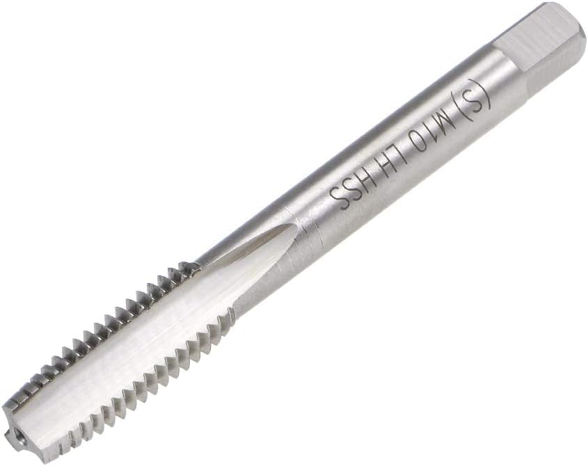 Metric Machine Tap Left M10 Thread 1.25 Pitch H2 3 Flutes High Speed Steel