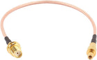 SMB-ZJ Male to SMA-KY Female RG316 Coaxial Cable Pigtail 20cm