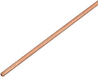 Copper Round Tube Pipe 2mm Outside Diameter X 1mm Inside Diameter 500mm Long