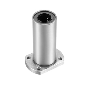 LMH16UU Extra Long Two Side Cut Flange Linear Ball Bearings, 16mm Bore Dia, 28mm OD, 70mm Length