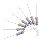 100Pcs 5.1 Ohm Resistor, 1W 5% Tolerance Metal Oxide Film Resistors, Axial Lead, Flame Proof for DIY Electronic Projects and Experiments
