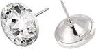 Crystal Upholstery Nails Tacks, 25mm Dia Head 21mm Length Shank for Furniture Sofa Headboards, 30 Pcs