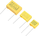 Polypropylene Safety Capacitors Assortment Kit DIP 275VAC X2 MKP 3 Value - 0.1uF 0.15uF 0.22uF 30 Pcs