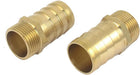 3/4BSP Male Thread to 25mm Hose Barb Straight Adapter Coupler 2PCS