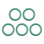 Fluorine Rubber O-Rings, 30mm OD 22mm ID 4mm Width FKM Seal Gasket for Machinery Plumbing, Green, Pack of 5