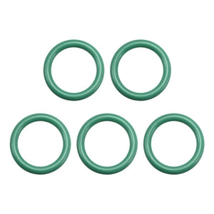 Fluorine Rubber O-Rings, 30mm OD 22mm ID 4mm Width FKM Seal Gasket for Machinery Plumbing, Green, Pack of 5