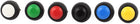 6Pcs 12mm Mounted Thread SPST Momentary Push Button Switch Set