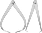 350mm 14-inch Inside Outside Caliper Stainless Steel Firm Friction Joint Measuring Tool 1 Pair