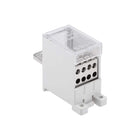 1 in 8 Out DIN Rail Terminal Blocks 690V 250A Max Input Distribution Block for Circuit Breaker