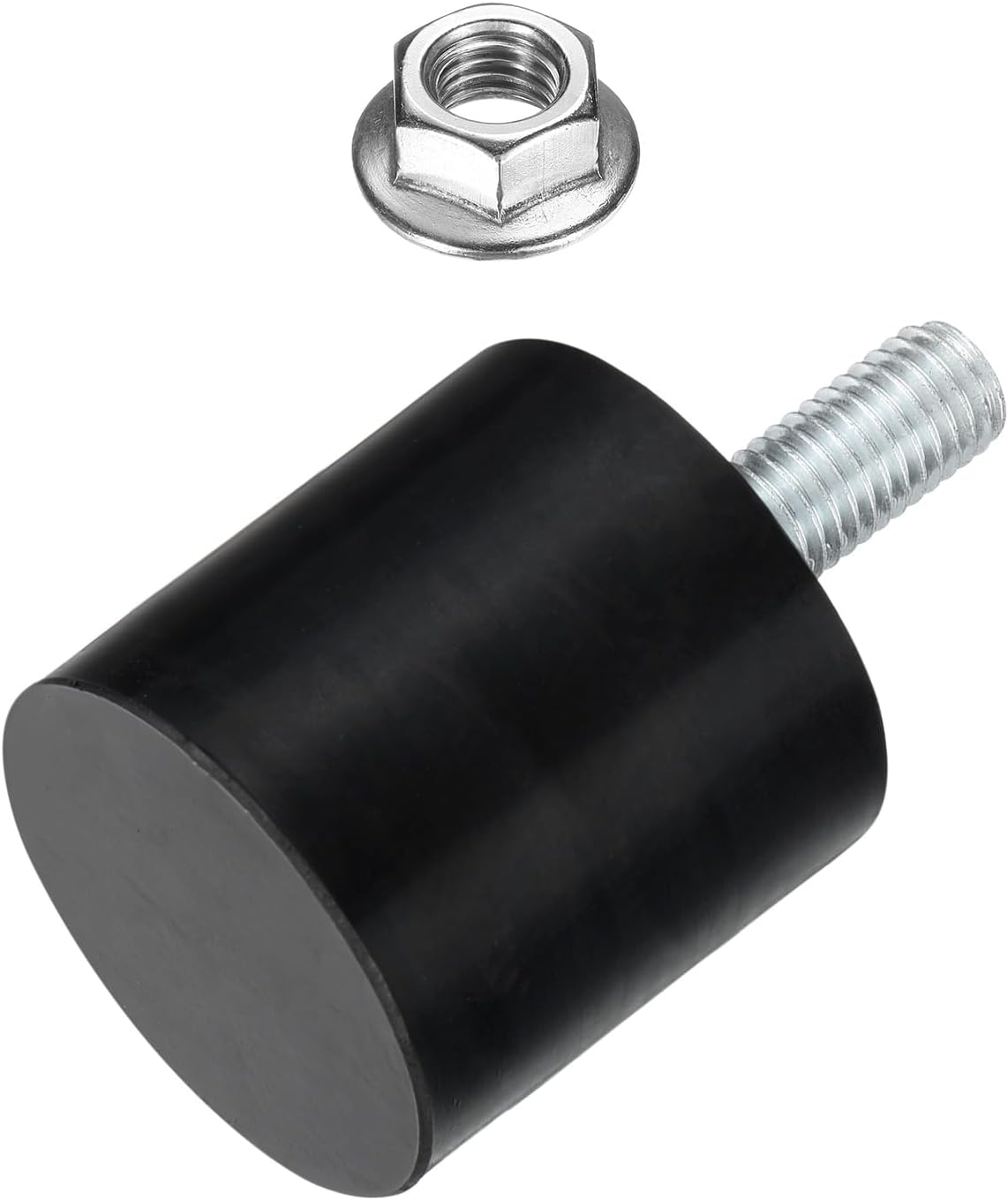 Soportes de goma para LinkMejor M5, aislantes de vibraciones, amortiguadores cilíndricos con espigas de 15 x 10 mm, equipados con tuercas antideslizantes.