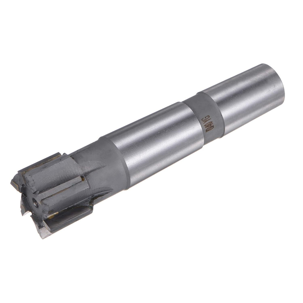 Square Nose End Mill, 40mm Cutting Dia C1 Tungsten Carbide Tip 6 Straight Flutes Milling Cutter with MT4 Morse Taper Shank