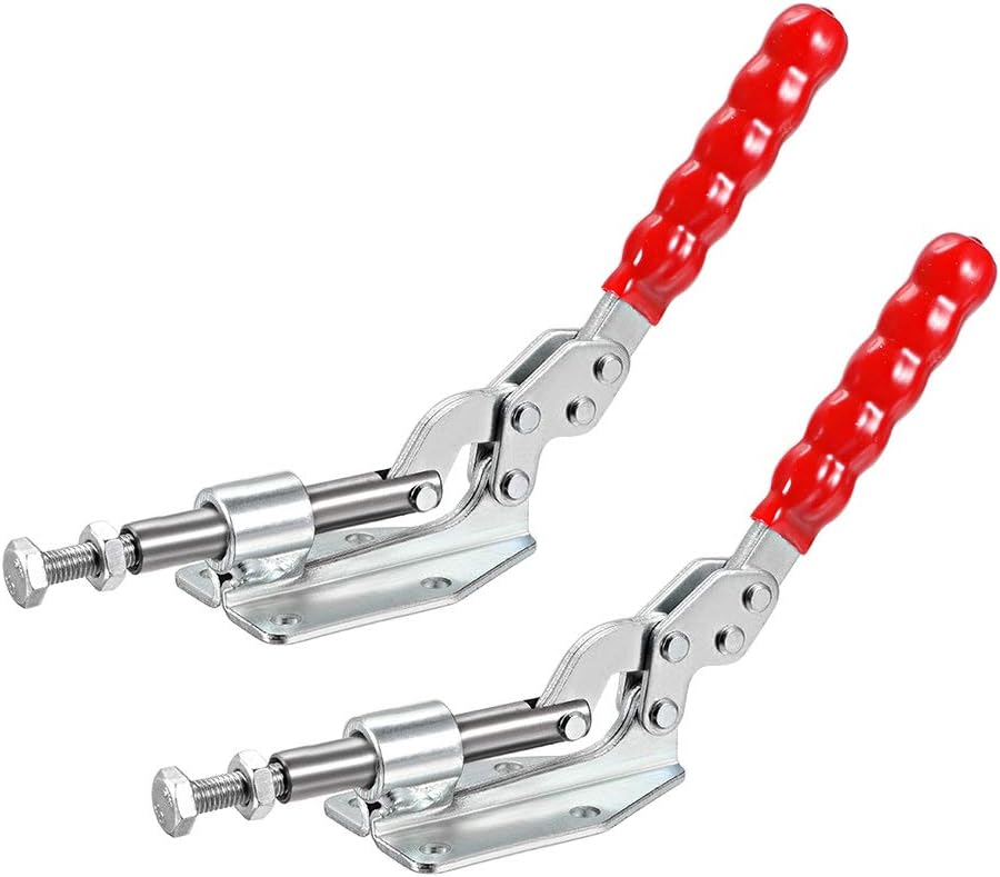 2 Pcs Hand Tool Pull Push Action Toggle Clamp Quick Release Clamp 400 Lbs/180kg Holding Capacity 30mm Stroke